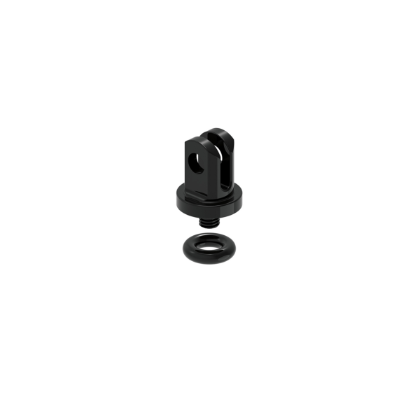 Lezyne AL Go-Pro LED Adapter one size black