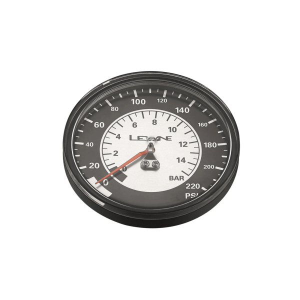 Lezyne 220 PSI Gauge 3.5" one size black/silver