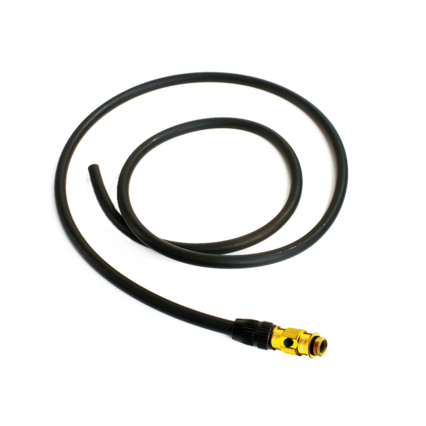 Lezyne ABS Floor Pump Hose - Std one size gold gloss