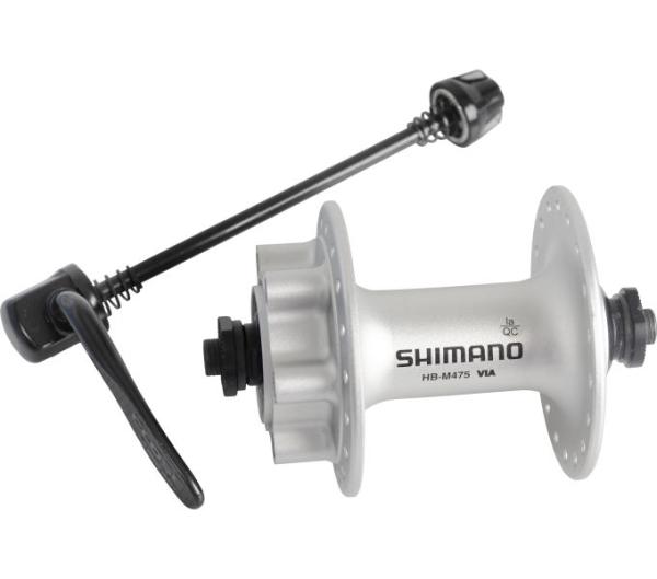 SHIMANO Vorderradnabe HB-M475 6-Loch Schnellspanner