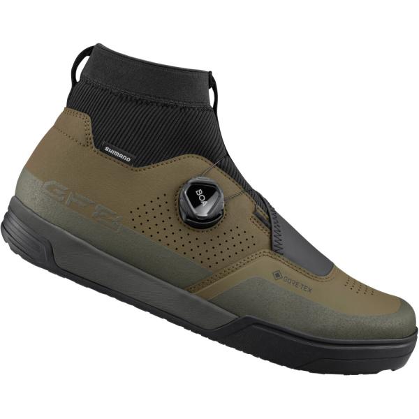 SHIMANO SHIMANO Fahrradschuhe GF800GTX Herren/Damen MTB FLATPEDAL Gr&ouml;&szlig;e 41 Gr&uuml;n