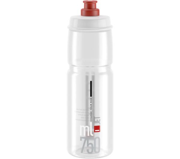 ELITE ELITE Trinkflasche Jet Transparent-Rot 750 ml