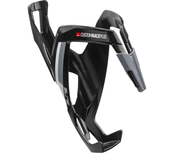 ELITE ELITE Flaschenhalter Custom Race Plus Schwarz/Wei&szlig; Gl&auml;nzend