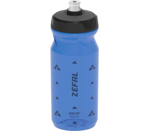 Z&eacute;fal Trinkflasche Sense Soft Transparent/Blau 650 ml