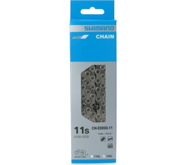 SHIMANO Kette DEORE XT CN-E8000 11-fach 126 Glieder Kettenschloss