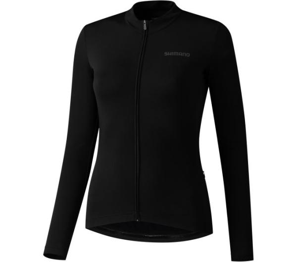 SHIMANO W'S KAEDE Thermal Long Sleeve Jersey XL BLACK