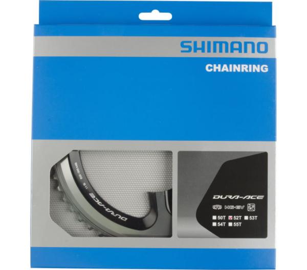 SHIMANO Kettenblatt DURA-ACE FC-9000 52 Z&auml;hne Silber/Schwarz