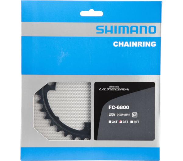 SHIMANO Kettenblatt ULTEGRA FC-6800 36 Z&auml;hne Schwarz