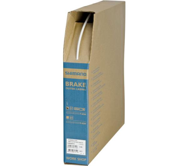 SHIMANO Bremszugau&szlig;enh&uuml;lle SLR 40 m Wei&szlig;
