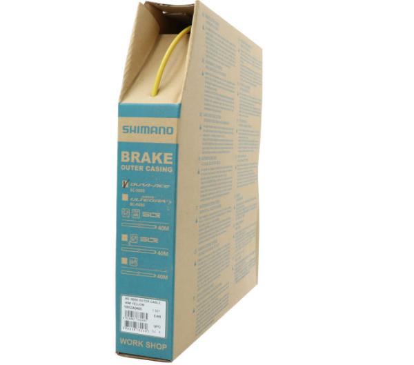 SHIMANO Bremszugau&szlig;enh&uuml;lle DURA-ACE BC-9000 40 m Gelb